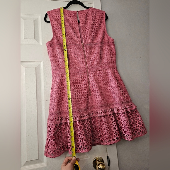 Ever New Pink Lace Dress, Size 12 - Picture 2 of 7